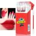 PASNOWFU 20 Pcs/Set of Tattoo Lipstick  Cotton Swab Lipstick  Tattoo Lip Stain Tattoo Lipstick Cotton Swab  Durable Waterproof Liquid Non-Stick Lipstick  Easy to Carry(Color : Haze red)