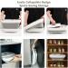UNIFULL Collapsible Foot Spa Bath - Heated Massage Bubble Therapy Temperature Control & Red Light Pedicure Kit - Buy Online on GoSupps.com