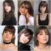 Clip in Fringe Fake Air Bangs Synthetic Hair Extension Soft Light Air Hair Bangs Clip On Hair Extension False Straight Hair Bangs Fringe Bangs Hair Clip(Light brown B) 6inches Light brown B - Buy Online on GoSupps.com