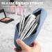 Fvion Travel Make-Up Brush Holder - Silicone Cosmetics Organizer Portable Travel Pocket (Blue) - Buy Online on GoSupps.com