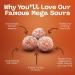 Barnetts Sweets Mega Sour Candy Cola (104g) - Buy Online on GoSupps.com