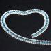 Jerler 3 Rows Rhinestone Trim Close Chain - Acid Blue 5 Yards for Crafts & Wedding Decorations - Buy Online on GoSupps.com