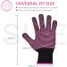 Professional Heat Resistant Gloves with Silicone Bumps - Sopito 2Pcs Heat Proof Mitts for Hair Styling Curling Iron (Pink) - Buy Online on GoSupps.com