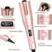 Auto Hair Curler with LCD Display, 4 Temperatures & 3 Timers - Large Rotating Barrel, Dual Voltage, Rose Gold - Buy Online on GoSupps.com
