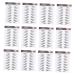 Housoutil Black Makeup 12 Sheets Waterproof Eyebrow Stickers Imitation Eyebrow Sticker Eyebrow Tool Make up 3d Makeup Tools