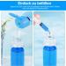 10 Empty Travel Flashing Containers with Folding Lids | Cosmetic Bottles Set with Funnel Pipette & Labels for Travel - Buy Online on GoSupps.com