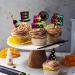 LETLIMIT 18pcs Colorful Glitter Dessert Cupcake Topper Happy New Year 2024 Theme Decorations New Years Eve Wedding Winter Party Decor Supplies - Buy Online on GoSupps.com