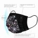 Adults Black Disposable_Face_Masks_Butterflies_Printed_Face_Cover Non-Woven Fabric Comfotable for Outdoor Daily Protction - Buy Online on GoSupps.com