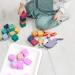 Stackable Plastic Art Trays - 5 Pc Set for Crafts & DIY Projects - 13.4 x 9.8 x 1 inch - Organize Painting, Beads, & Supplies - 5 Color Options - Buy Online on GoSupps.com