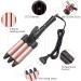 3 Barrel Hair Waver Curler 25MM - Rose Gold Mermaid Curling Wand - Buy Online on GoSupps.com