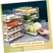 Hemobllo Kitchen Clear Storage Containers Tray Supplies Fridge for Refrigerator Holder Container re-usable - Buy Online on GoSupps.com