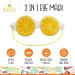 Reusable Hot Cold Gel Compress Face & Eye Mask for Depuffing Puffiness - Freezable - Buy Online on GoSupps.com