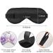 Haskirky Light Blocking Eye Mask - Breathable & Adjustable for Men and Women | Ideal for Travel, Yoga, Meditation | Retro Purple Flow - Buy Online on GoSupps.com