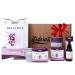 Anti-Wrinkle Kit with Bakuchiol and Niacinamide. Original gift set for women with Exfoliating Discs Serum Cream 5 Masks