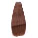 Buy #33 Red-Brown Tape-In Hair Extensions | 100% Remy Real Hair | 50cm | 10 Bricks | Easy Application | Novon Hair Extensions - Buy Online on GoSupps.com