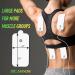 TENS Unit Replacement Pads - 18 PCS Extra Large Compatible with NURSAL Belifu MEDVICE TechCare | 3.5mm Snap Electrode Pads for Muscle Stimulators - Buy Online on GoSupps.com
