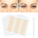 288pcs Eyelid Tape Invisible Double Sided Lift Strips Hooded Eyes Lifter Stickers Self-Adhesive Fiber Instant Eye Tapes Lids Natural to Droopy Uneven Mono-Eyelids Big Eye Tools with Fork Rods