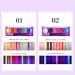 MAEPEOR Neon Face Body Paint Palette - 10 Glow in the Dark Colors Water Activated Perfect for Halloween & Christmas - Includes Brush - Buy Online on GoSupps.com
