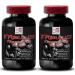 Muscle Strength Support - TRIBULUS TERRESTRIS EXTRACT - Energy Performance Boost Active Body Power Stamina Recovery Dynamic Strength Booster Physical Power Formula Energy 2 Bottles 180 Tablets
