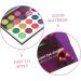 FOMIYES Luminous Eye Shadow Makeup Eyeshadow Makeup Palette Glitter Eyeshadow Makeup Pallete Powder - Buy Online on GoSupps.com