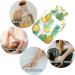 Naanle Pineapple Palm Leaf Hot Water Bottle - 1L Heat & Cold Therapy for Pain Relief | Transparent Design for Bed Hand & Foot Comfort - Buy Online on GoSupps.com
