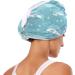 Little Blue Dolphins Hair Towel 2 Pack - Super Absorbent Quick Dry Hair Turbans for Women & Girls - Buy Online on GoSupps.com