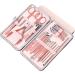 Nail Clippers Rose Gold 18 Piece Diagonal Exfoliating Stainless Steel Manicure Set Household Ear Spoon Scissors for - Buy Online on GoSupps.com
