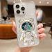 Magon B r Astronaut Stand Case for iPhone 6s Plus/6 Plus - Cute Bling Transparent Bumper & Crystal Protection - Buy Online on GoSupps.com