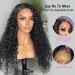 Wear And Go 20 Inch Curly Lace Front Wig Human Hair 180 Density 4x4 Closure - Glueless Wig for Black Women - Buy Online on GoSupps.com