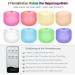 Austepax 500ml Aroma Diffuser & Humidifier | Essential Oil Diffusor with Remote Control & 8 Color Light | Perfect for Bedrooms Living Rooms & Offices - White - Buy Online on GoSupps.com
