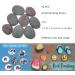 Lifetop 12PCS Painting Rocks - Flat & Smooth Kindness Rocks for Arts, Crafts & Decoration - Hand Picked, 1.5-2.0 inch Diameter - Buy Online on GoSupps.com