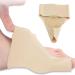 ZJchao Big Toe Straightener & Bunion Relief Sleeve for Men & Women - Skin Color Easy to Use Durable SEBS Lining (Left Foot - Buy Online on GoSupps.com