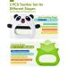 2 PCS Baby Books & Teethers Set - Teething Toys for Babies 0-6-12 Months - Buy Online on GoSupps.com