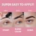 Luxillia Eyebrow Stamp Stencil Kit: Dual-Color, Waterproof, Sweatproof - Blonde + Taupe - Buy Online on GoSupps.com