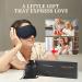 HONGJING 3D Sleep Mask Set - Zero Eye Pressure Blackout Eye Cover for Travel | Perfect Gift for Men & Women - Buy Online on GoSupps.com
