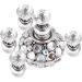 Nail Display Stand - Delaman False Nail Tips Holders Magnetic Nail Art Chess Board UV Gel Polish Manicure Tools for Practice Training (Color : Silver) - Buy Online on GoSupps.com