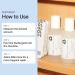 DedCool Liquid Laundry Detergent Mini Xtra Milk - 2 fl oz | Luxurious Scent Stain Remover 60 Washes Vegan & Non-Toxic - Buy Online on GoSupps.com