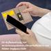 Zocipro Mother Pass Protective Cover - Gray Felt Case with Compartment for Ultrasound Vaccination Pass & Insurance Card | International Shipping - Buy Online on GoSupps.com