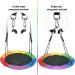 Saucer Tree Swing 40 | 700lb Capacity | 900D Oxford Fabric | Waterproof | Playground & Backyard Swing (Rainbow) - Buy Online on GoSupps.com