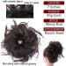 Tousled Updo Messy Bun Hair Extension in Ash Blonde - Synthetic Wavy Hairpiece for Women - Buy Online on GoSupps.com