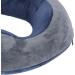 Cyllde Self-Bladable Travel Cushion | U-Shaped Neck Support | Dark Blue & Gray | Portable & Comfortable for Sleeping | International Shipping - Buy Online on GoSupps.com