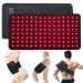 Infrared Red Light Therapy Belt Device for Body Pain Waist, Wearable Device Deep Therapy wrap with Timer for Women Best Gift (Black)