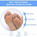 DYKOOK Gel Toe Sleeve - 10 Pcs Silicone Tubes for Blister, Callus, Corn, and Toe Rubbing Treatment - Toe Protector for Men and Women - Buy Online on GoSupps.com