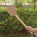 TAMOSH Yellow Wooden Stick Handle Mosquito Swatter Manual Fly Swatter PU Leather Mosquito Swatter - Buy Online on GoSupps.com