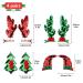Christmas Hair Clips - 4 Pairs Glitter Sequins Antler Hair Accessories for Women & Girls | Perfect for Holiday Parties - Buy Online on GoSupps.com