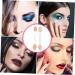 Baluue 50pcs Two-color Eyeshadow Brush Eyeshadow Cosmetic Cosmetic Wand Plastic Handle White - Buy Online on GoSupps.com