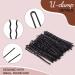 Hair Nets 10pcs Hair Nets For Buns Ballet Hair Net Hair Nets For Sleeping In Hair Nets For Women Hair Bun Accessories With 10pcs U Shaped Hair Pins (Coffee) - Buy Online on GoSupps.com