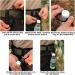 Ruijie 8-Piece Nylon Belt Bottle Holder Clips - Tactical Keychain & Carabiner Hooks for Camping Hiking & Outdoor Activities - Buy Online on GoSupps.com