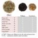 Shop RUWISS Informal Hair Pick & 100% Real Hair Scrunchies for Women - Blond Mixed (Hellblond) | Durable Hair Extensions & Accessories - Buy Online on GoSupps.com