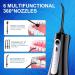 Water Dental Flosser - Cordless Oral Irrigator with 5 Modes 350ML Tank IPX7 Waterproof | Portable Teeth Cleaner for Home & Travel - Buy Online on GoSupps.com